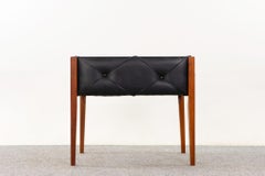 Danish Mid-Century Teak & Vinyl Planter