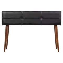 Danish Mid-Century Teak & Vinyl Planter