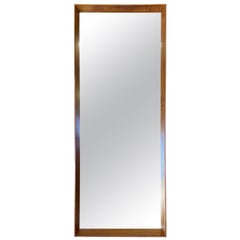 Danish Midcentury Teak Wall Mirror