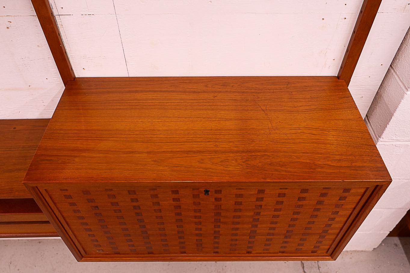 Danish Mid-Century Teak Wall System by Poul Cadovius 1
