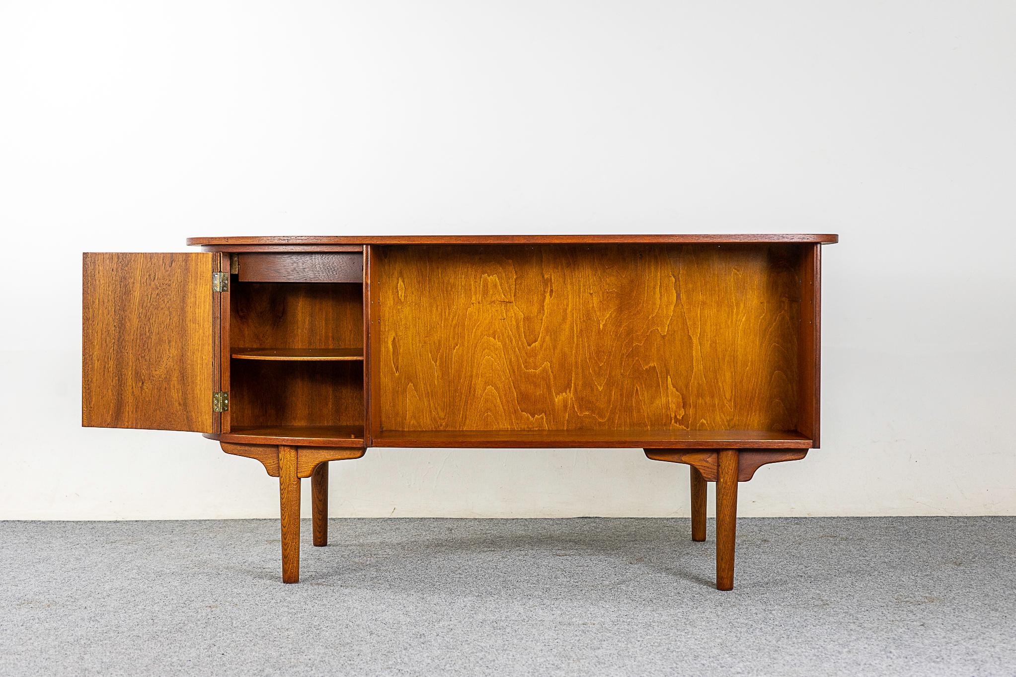 Danish Midcentury Teak Writing Desk 4