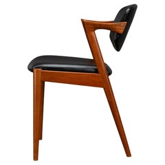 Danish Mid-Century Teak Z-Chair, Model 42, by Kai Kristiansen, 1960s