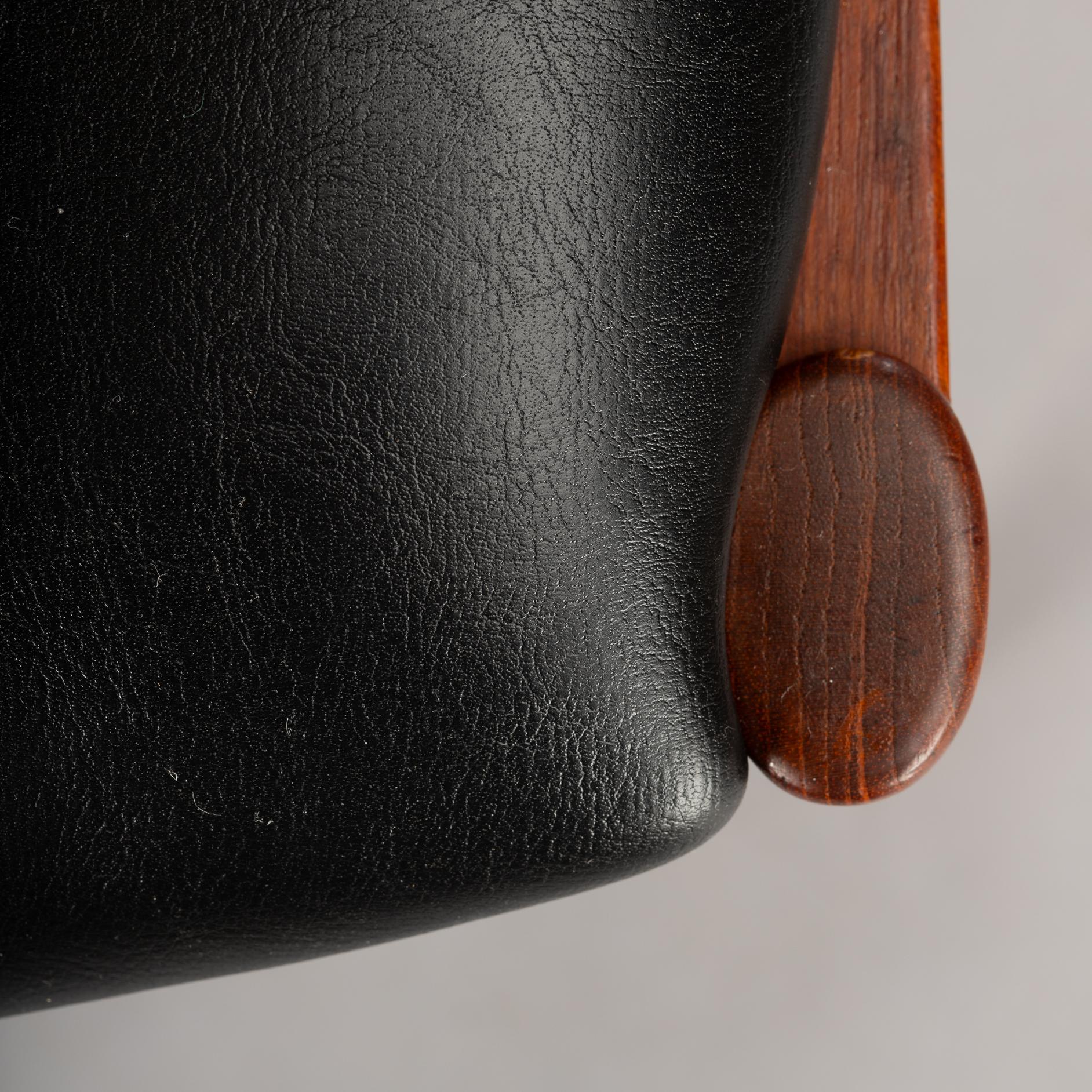 Danish Mid-Century Teak Z-Chair, Model 42, by Kai Kristiansen, 1960s, Set of 4 13