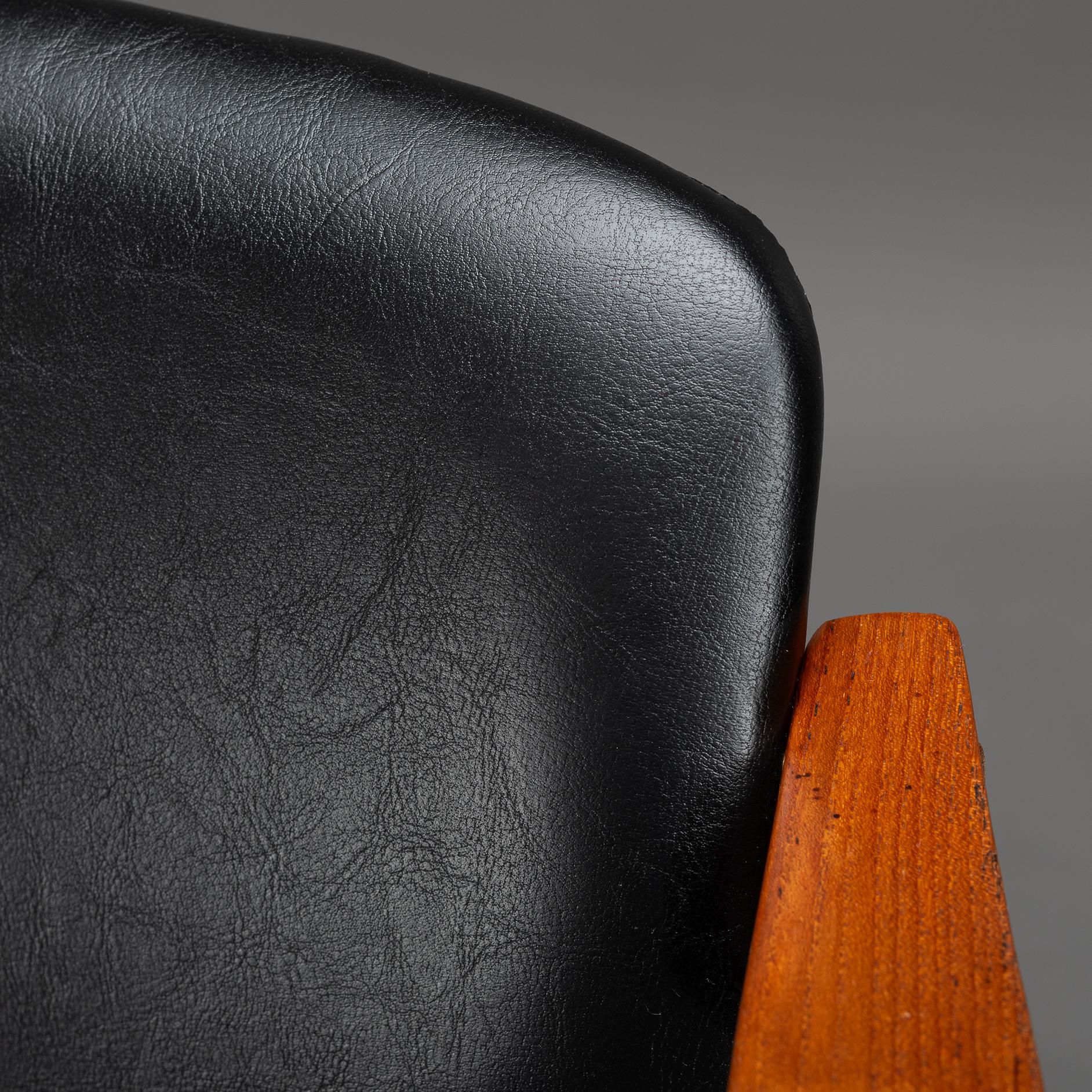 Sedia a Z danese di metà secolo in teak, modello 42, di Kai Kristiansen, 1960, set di 4 pezzi in vendita 12