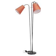 Danish Mid-Century Three-Arm Floor Lamp