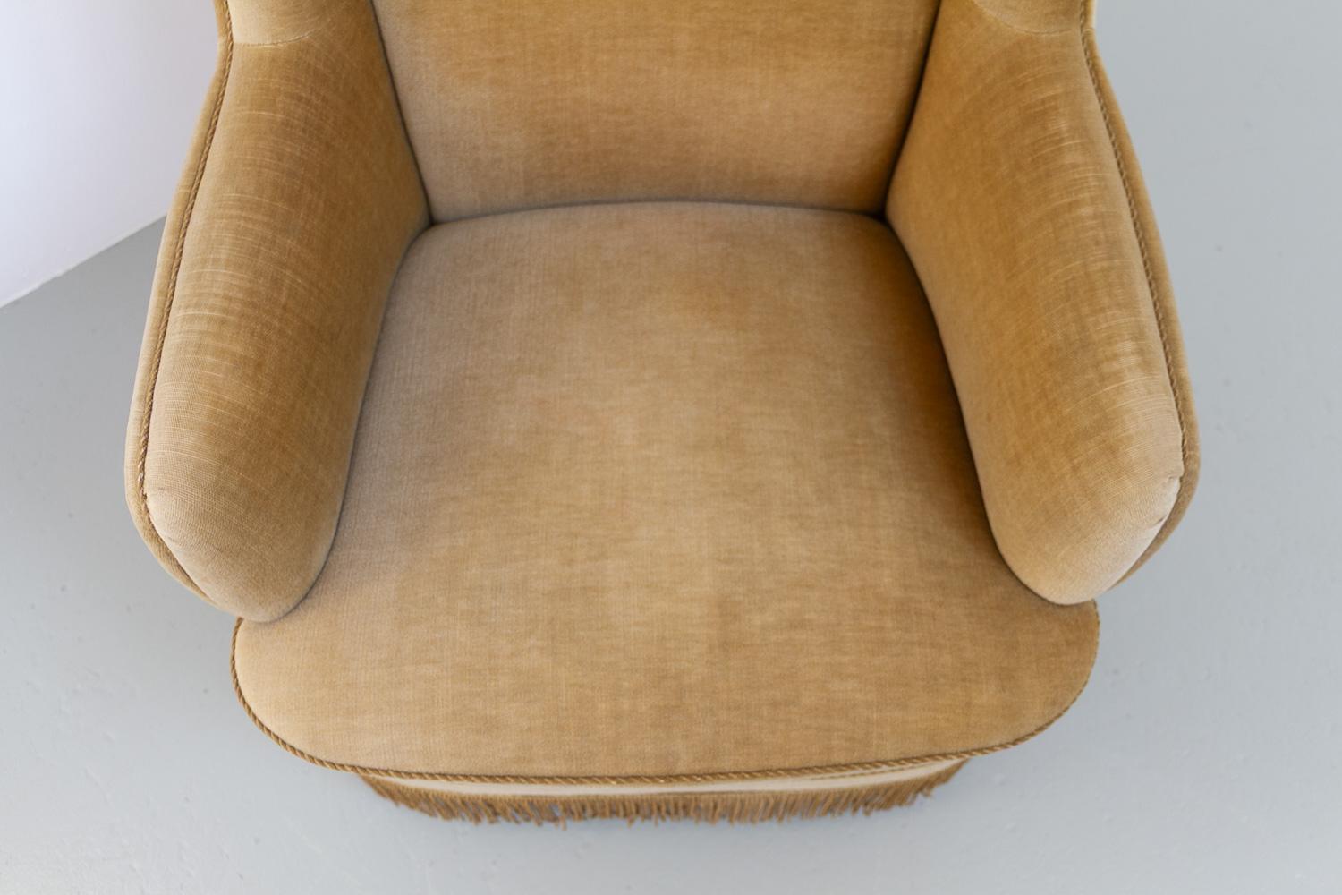 Chaise longue danoise en velours du milieu du siècle, années 1960. en vente 5