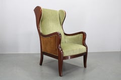 Poltrona Wingback danese del Mid Century di Frits Henningsen, anni '50