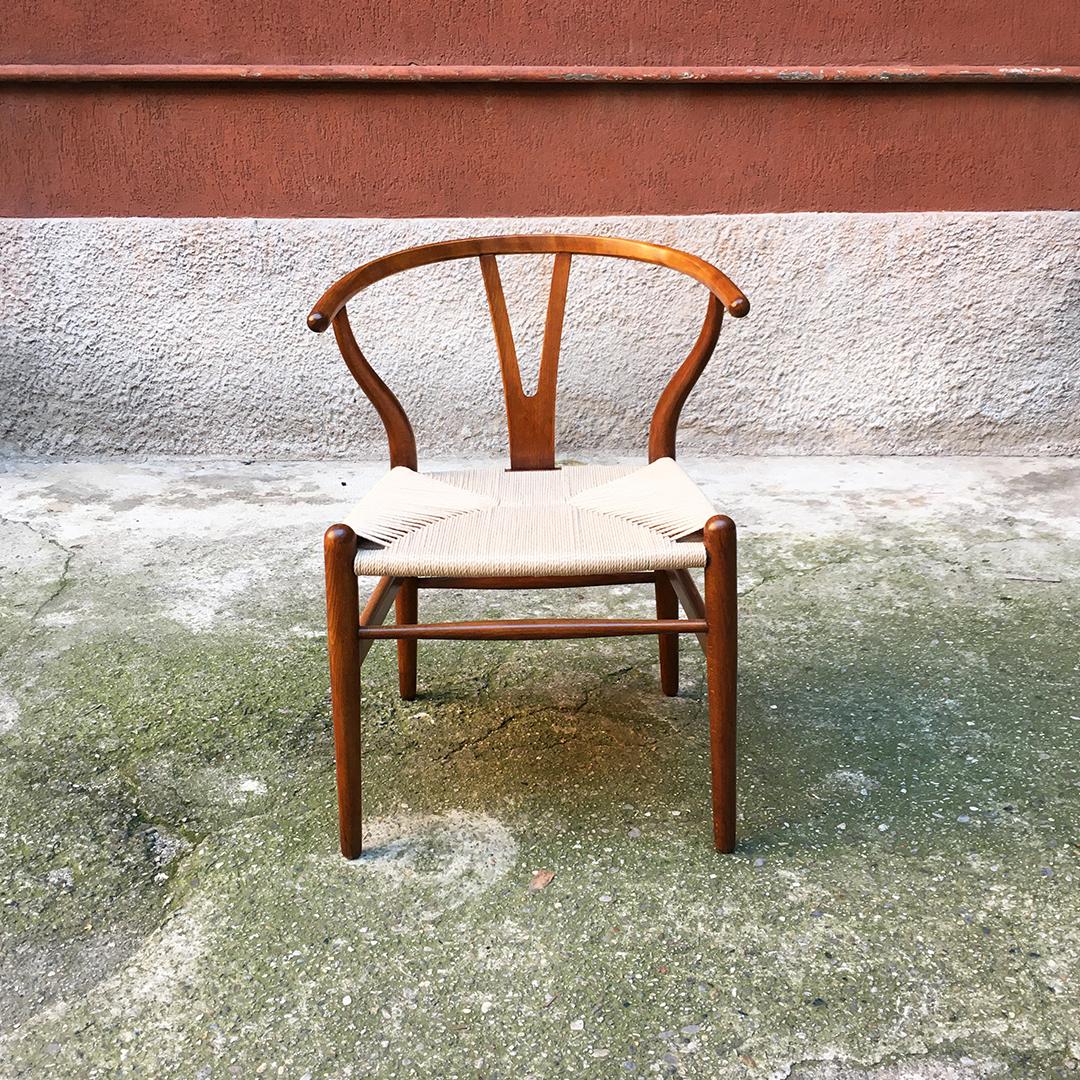 Danish Midcentury Wishbone Chairs by Hans J. Wegner for C. Hansen & Søn, 1949 1