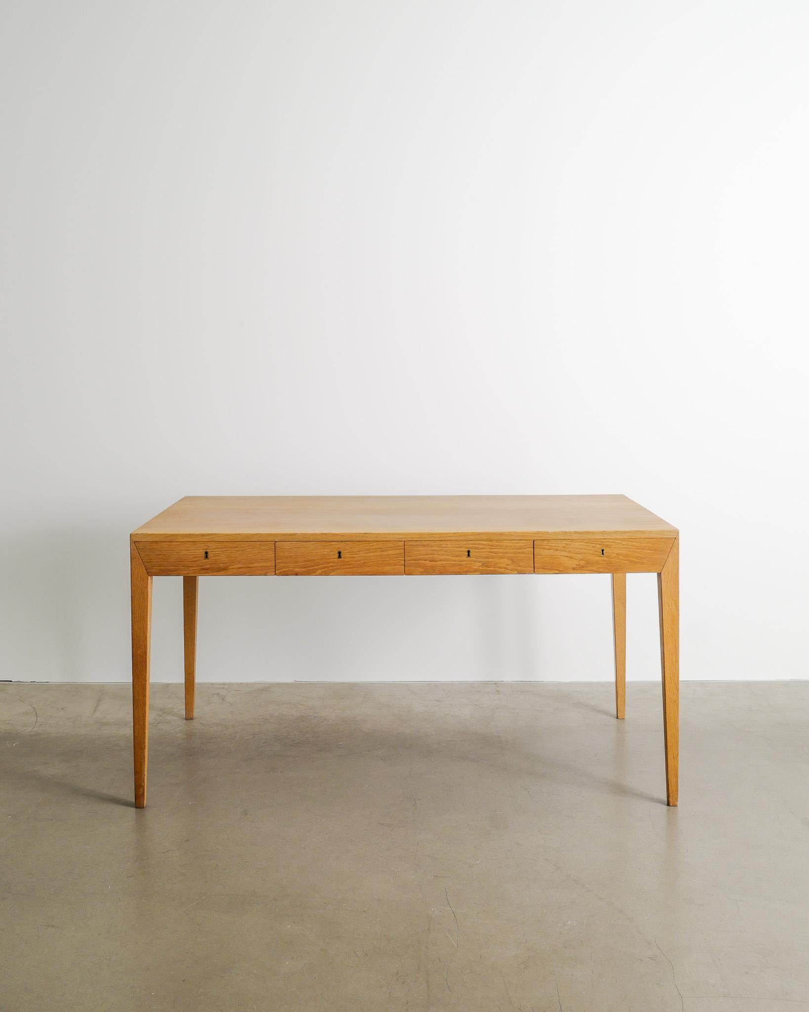 A rare Danish mid century wooden desk 