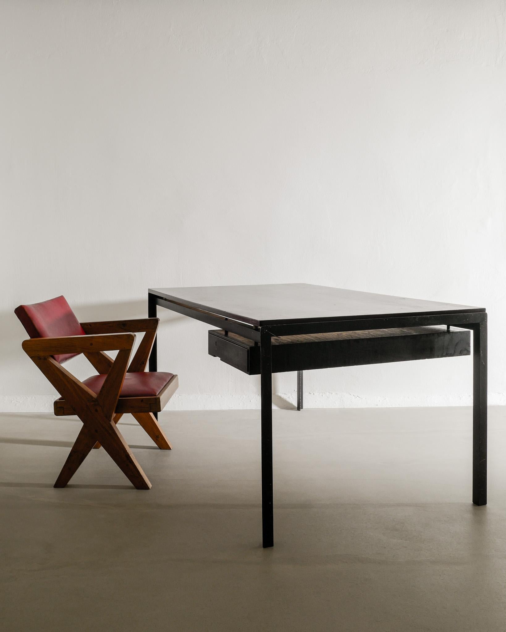 Escritorio PK52 danés de madera de mediados de siglo de Poul Kjaerholm para Rud Rasmussen, años 50 mediados del siglo XX en venta