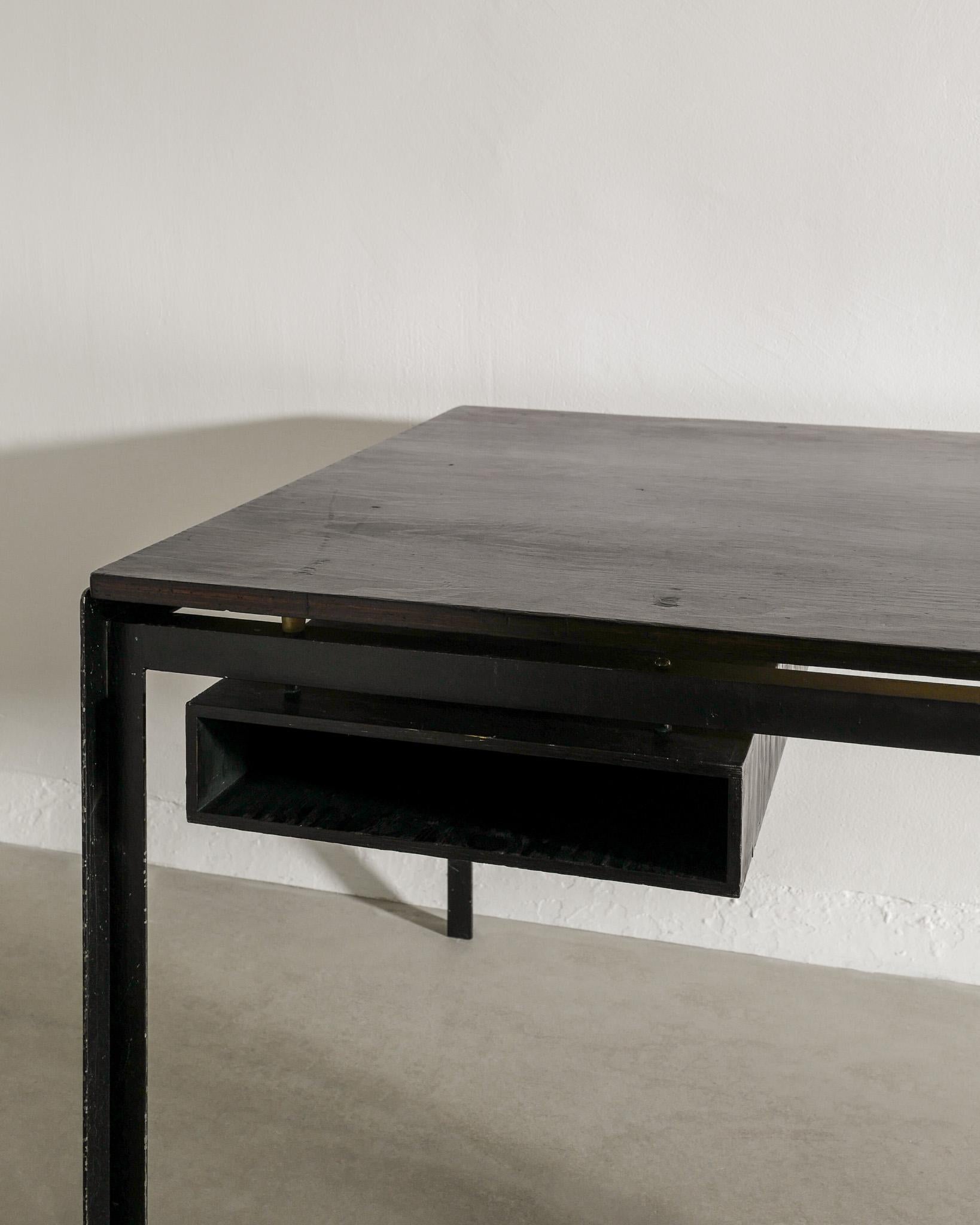 Escritorio PK52 danés de madera de mediados de siglo de Poul Kjaerholm para Rud Rasmussen, años 50 en venta 1