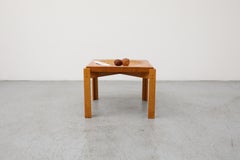 Mesa danesa de mediados de siglo Yngve Ekström para Dansk Mesa de roble macizo con tablero reversible