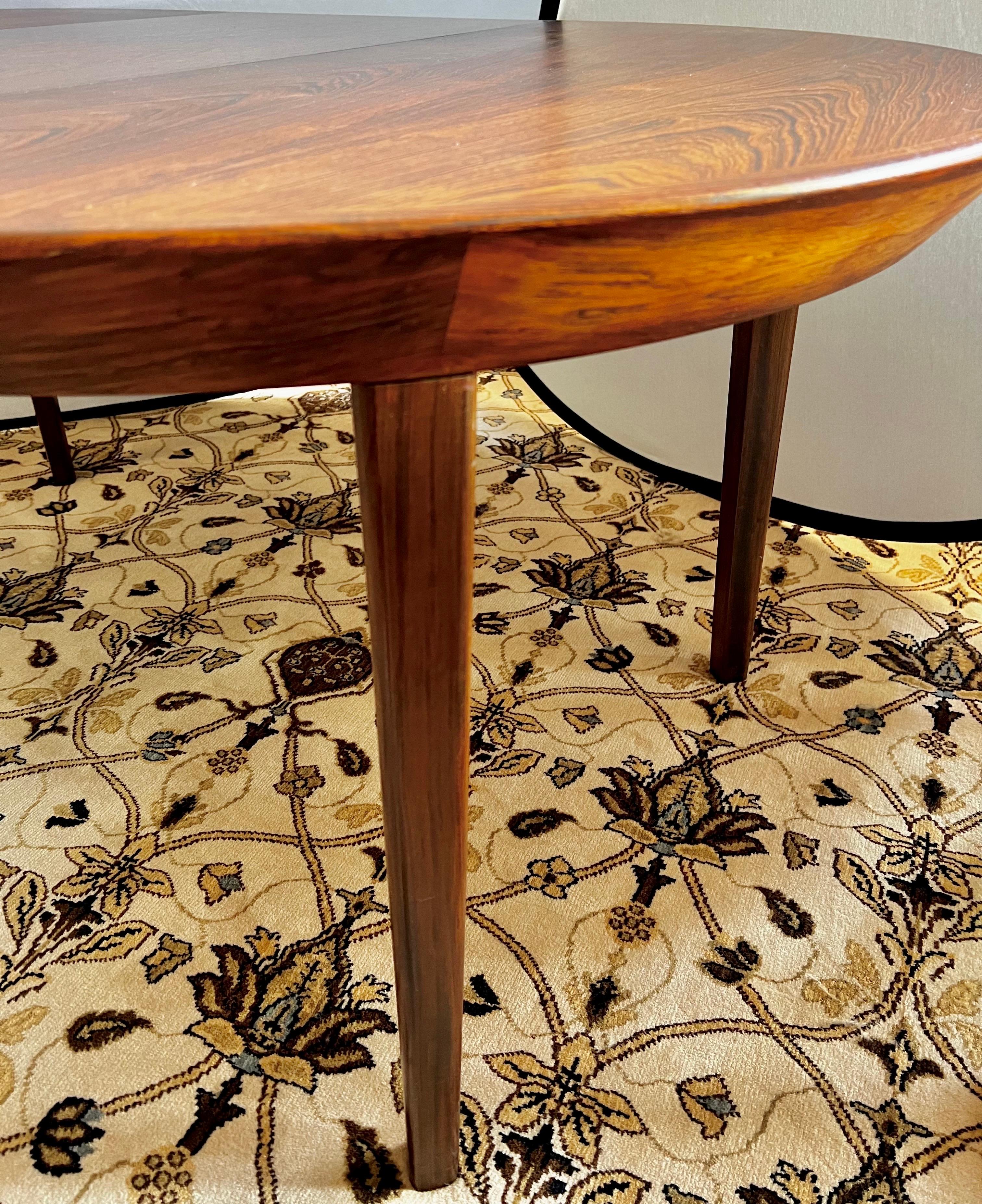 Danish Mid Modern Ole Hald for Gudme Mobelfabrik Extendable Dining Table 3