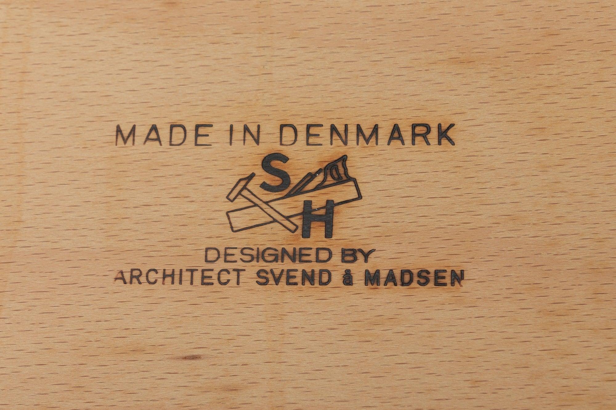 Danish Midcentury 1950s Teak Desk Model Boomerang by Svend Aage Madsen 3