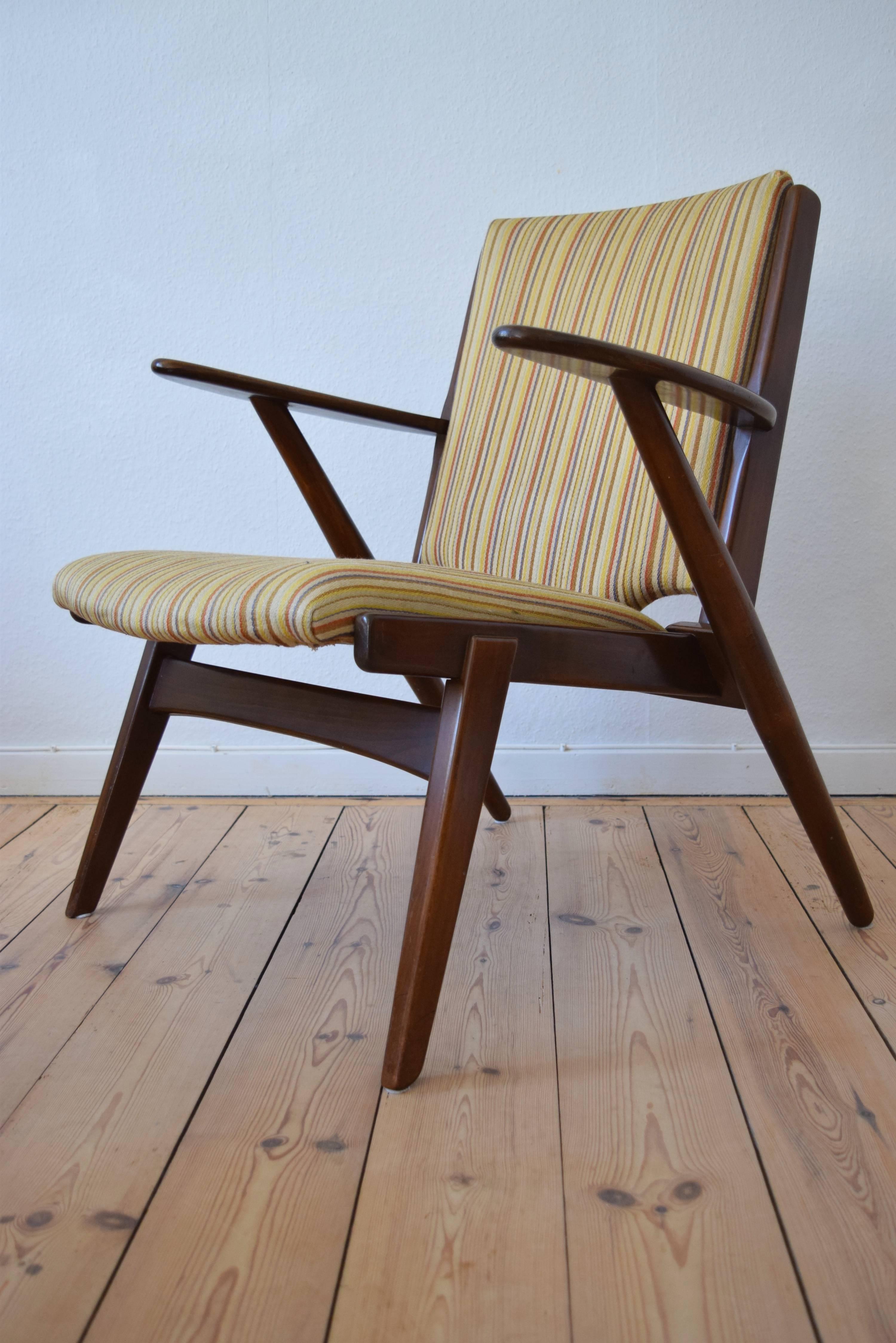 Danish Midcentury Arne Wahl Iversen nr.14 Lounge Chair, 1955 5