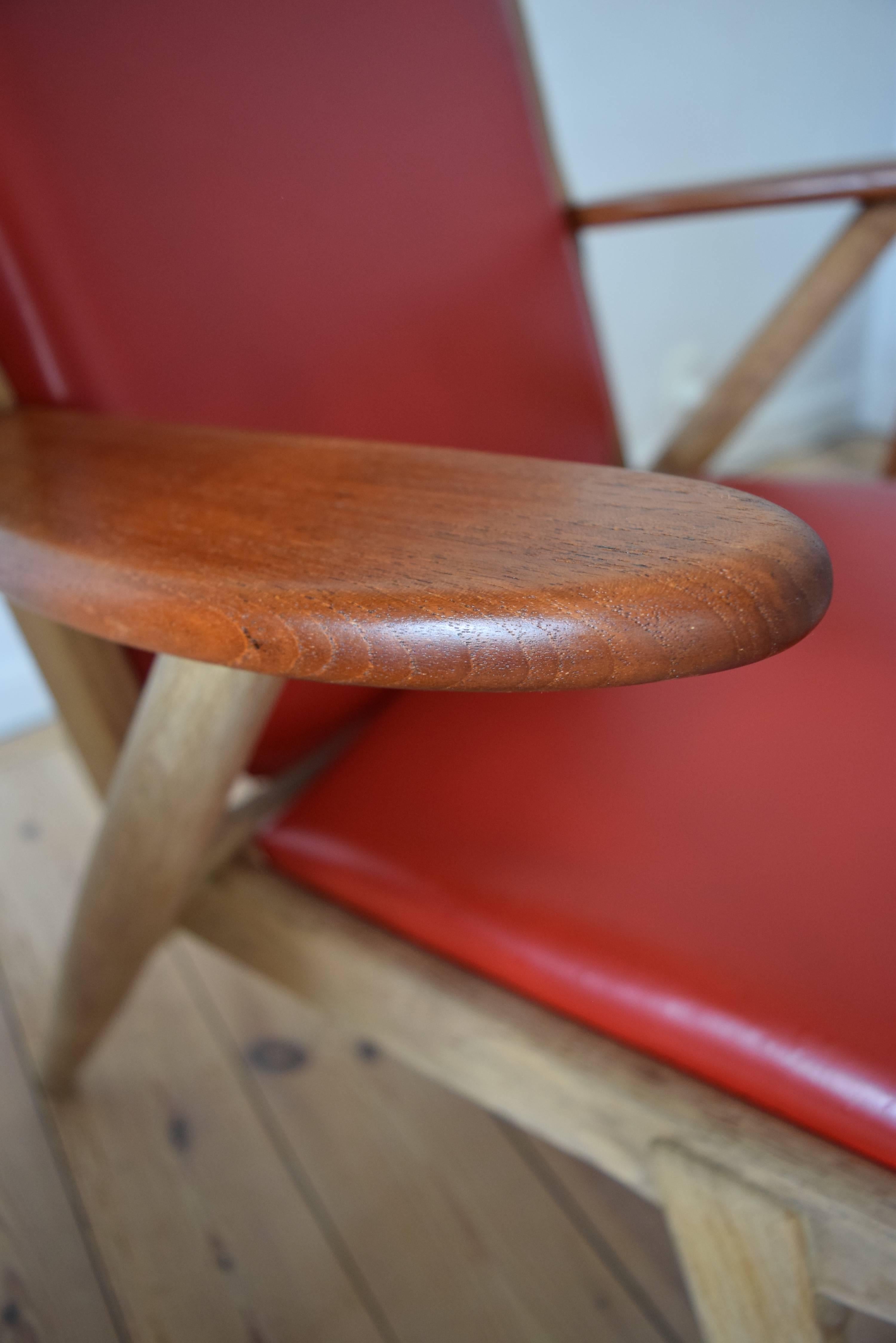 Mid-20th Century Danish Midcentury Arne Wahl Iversen Nr.14 Lounge Chair, 1955