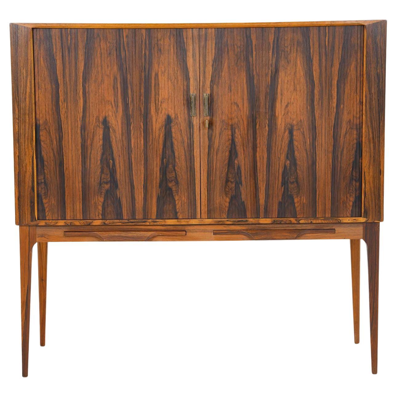 Danish Mid-Century Bar Cabinet in Rosewood by Kurt Østervig For Sale