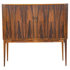 Antique Danish Mid-Century Bar Cabinet in Rosewood by Kurt Østervig