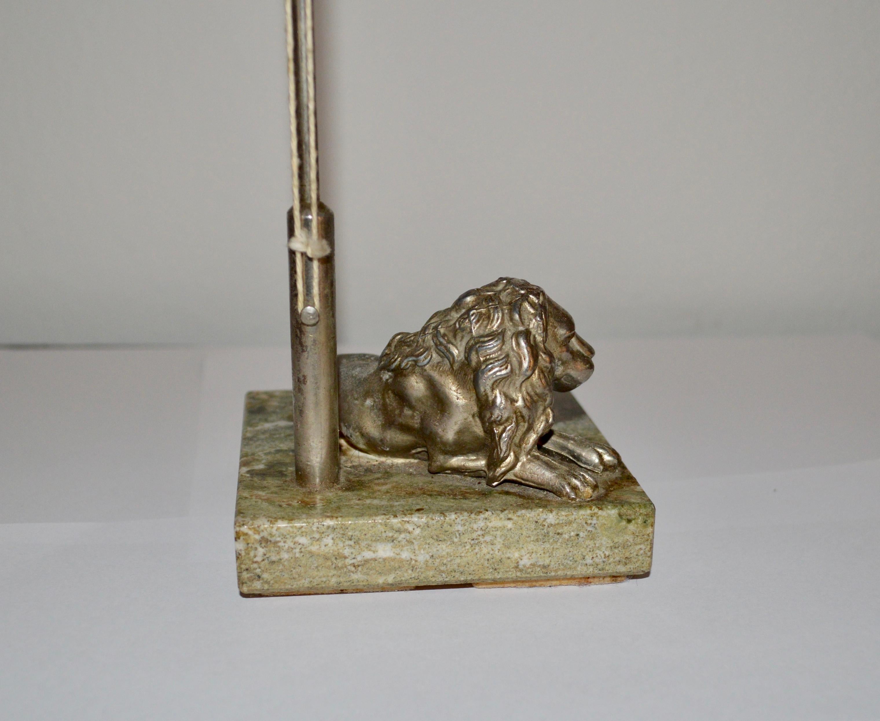 Danish Midcentury Birthday Table Flagpole with Dannebrog And Lion On The Base In Good Condition For Sale In Haddonfield, NJ