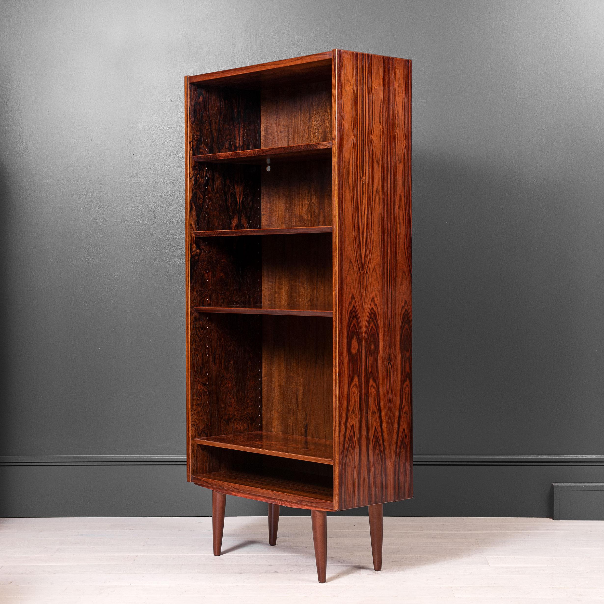 Hardwood Danish Midcentury Bookcase