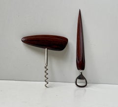 Danish Midcentury Bottle & Wine Opener by Erik S. Angelo for Raadvad, 1960s