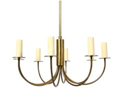 Lampadario danese in ottone del Medioevo di Th. Valentiner