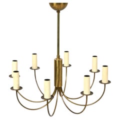 Lampadario danese in ottone del Medioevo di Th. Valentiner