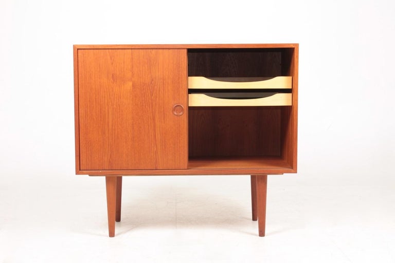 Scandinavian Modern Danish Midcentury Cabinet in Teak by Kai Kristiansen, 1960s For Sale