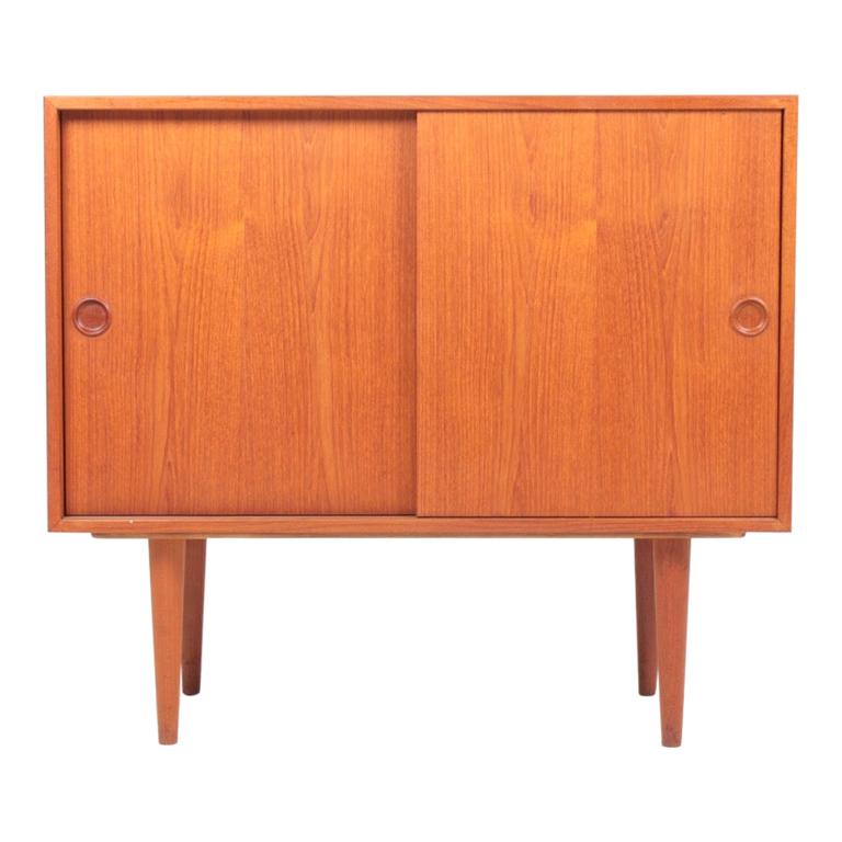 Danish Midcentury Cabinet in Teak by Kai Kristiansen, 1960s For Sale