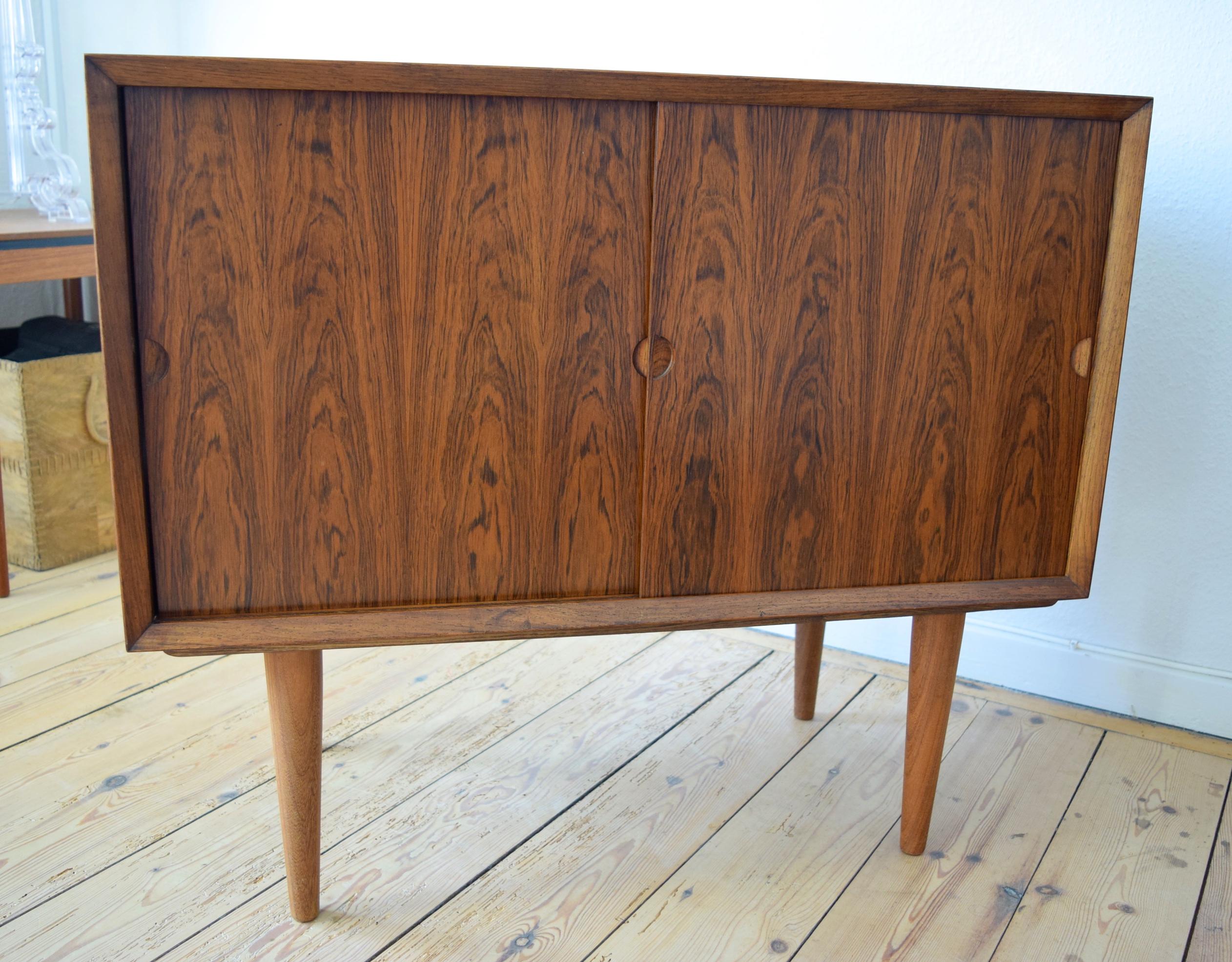 Danish Midcentury Cado Rosewood Bar/LP Record Cabinet by Poul Cadovius, 1965 4