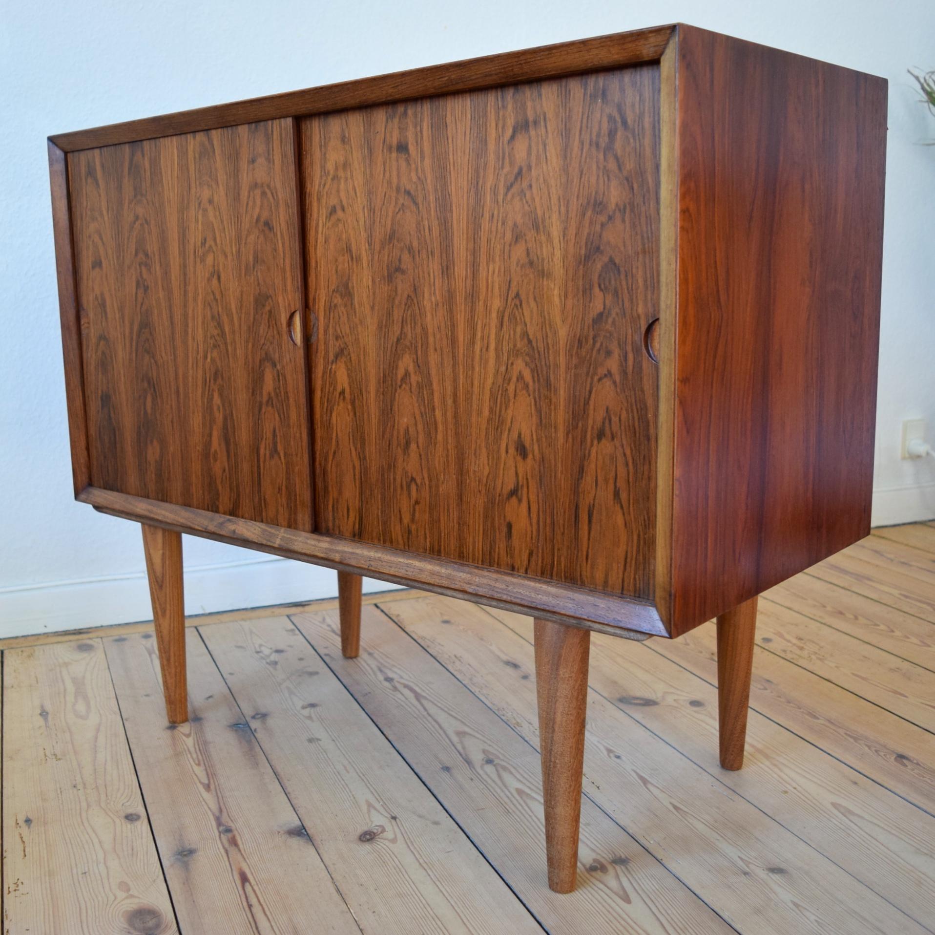 Danish Midcentury Cado Rosewood Bar/LP Record Cabinet by Poul Cadovius, 1965 9