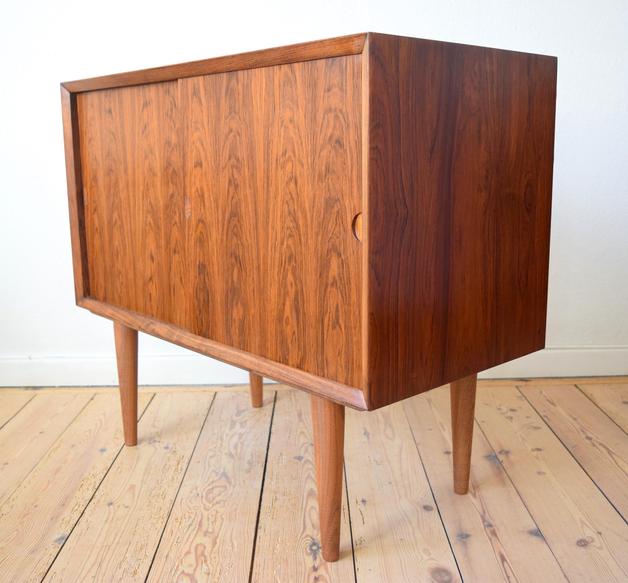 Mid-20th Century Danish Midcentury Cado Rosewood Bar/LP Record Cabinet by Poul Cadovius, 1965