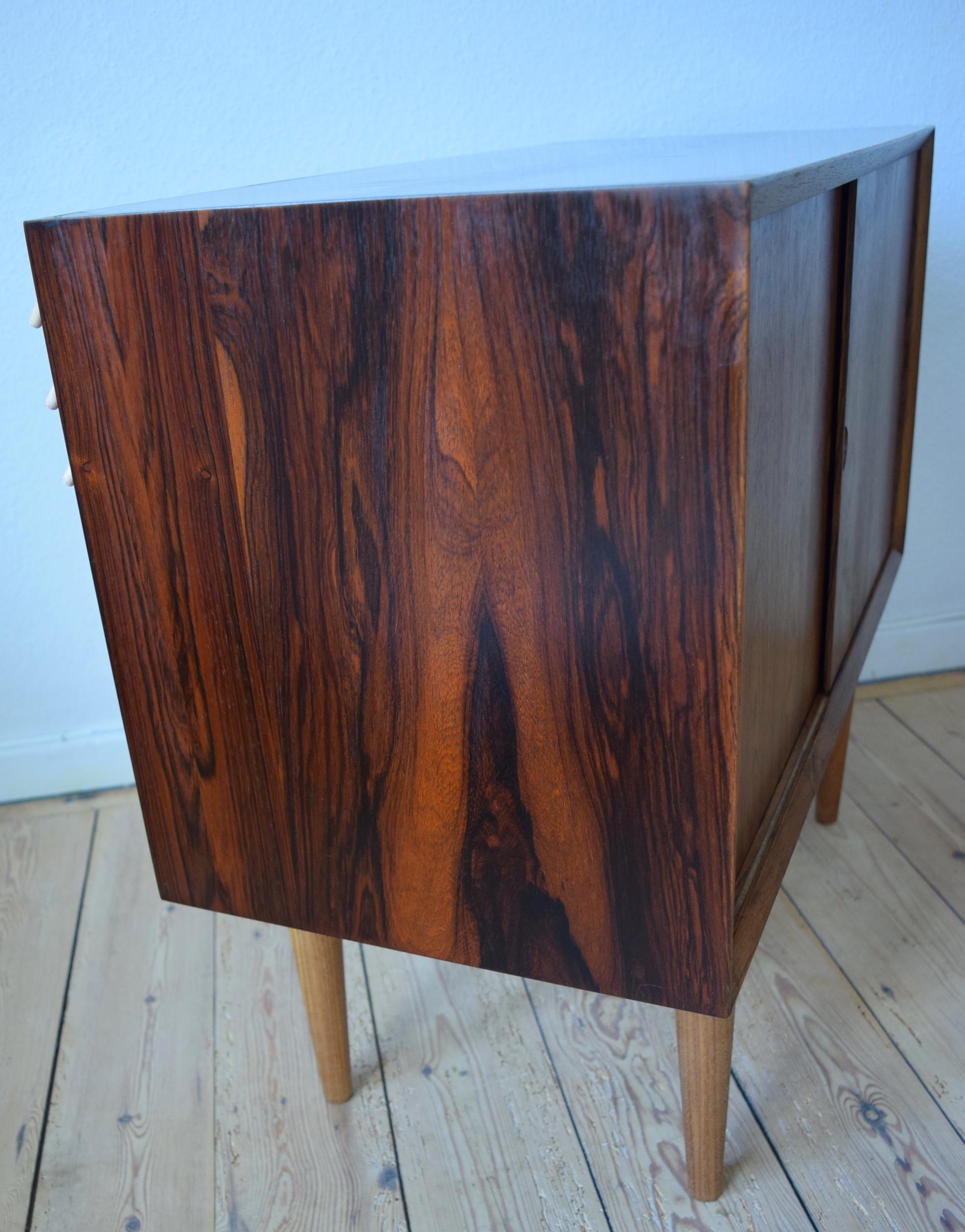 Danish Midcentury Cado Rosewood Bar/LP Record Cabinet by Poul Cadovius, 1965 3