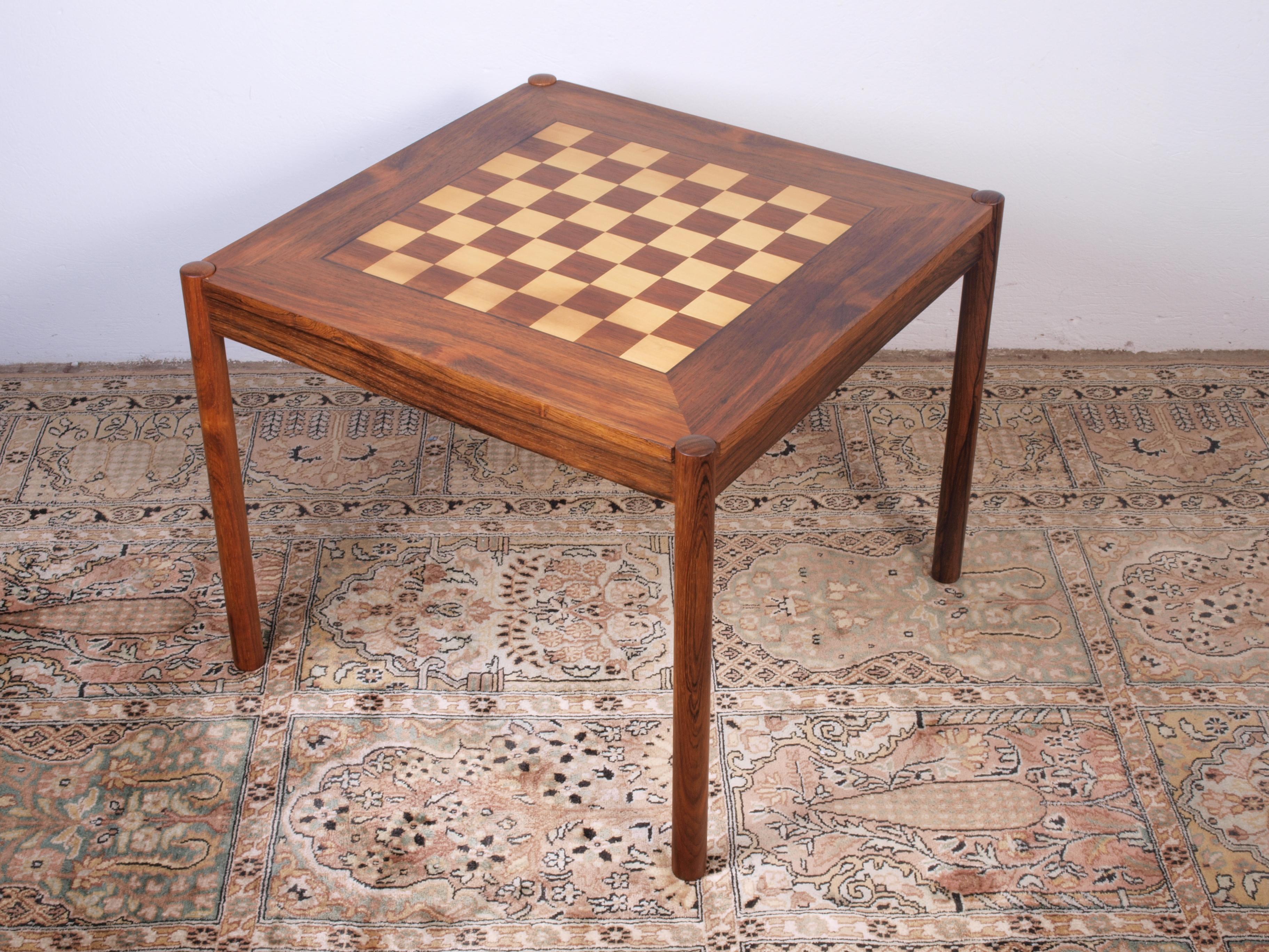 Mid-Century Modern Danish Midcentury Chess Table By Georg Petersens Møbelfabrik