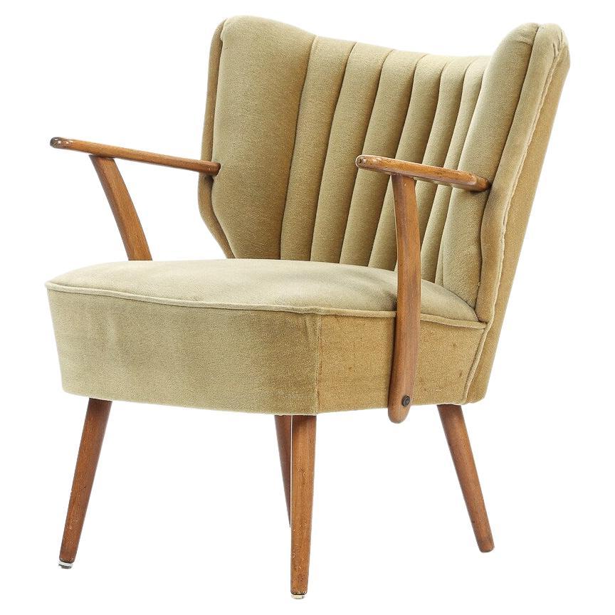 Danish Midcentury Cocktail Lounge Chair, 1950's
