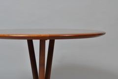 Table basse danoise du milieu du siècle:: teck