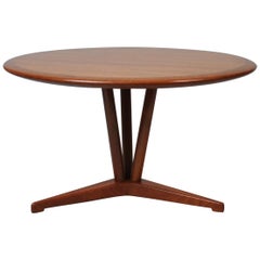 Table basse danoise du milieu du siècle:: teck