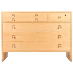 Danish Midcentury Commode in Oak by Hans Wegner, 1960s