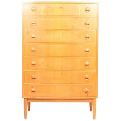 Danish Midcentury Commode in Oak, Made in Denmark, 1960s