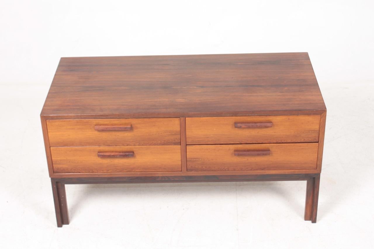 Scandinavian Modern Danish Midcentury Commode in Rosewood by Kai Kristiansen, 1960s