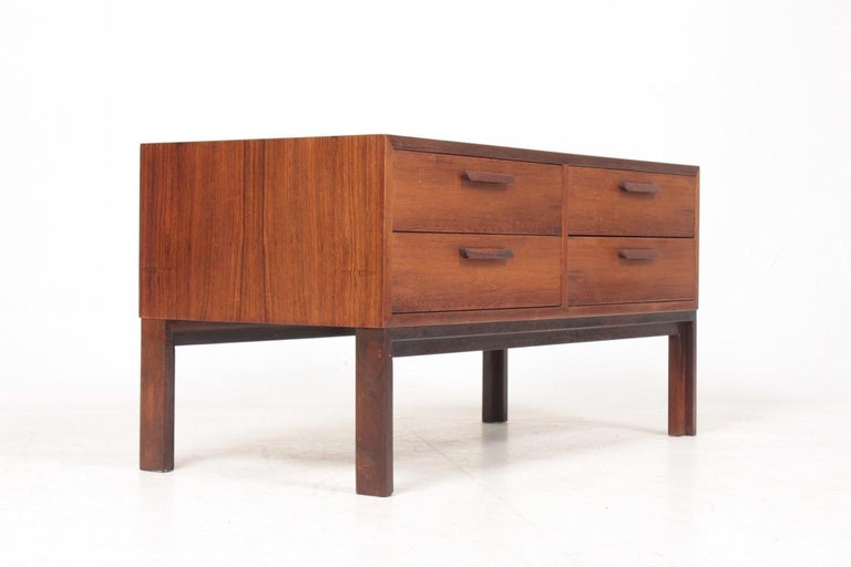 Mid-20th Century Danish Midcentury Commode in Rosewood by Kai Kristiansen, 1960s For Sale