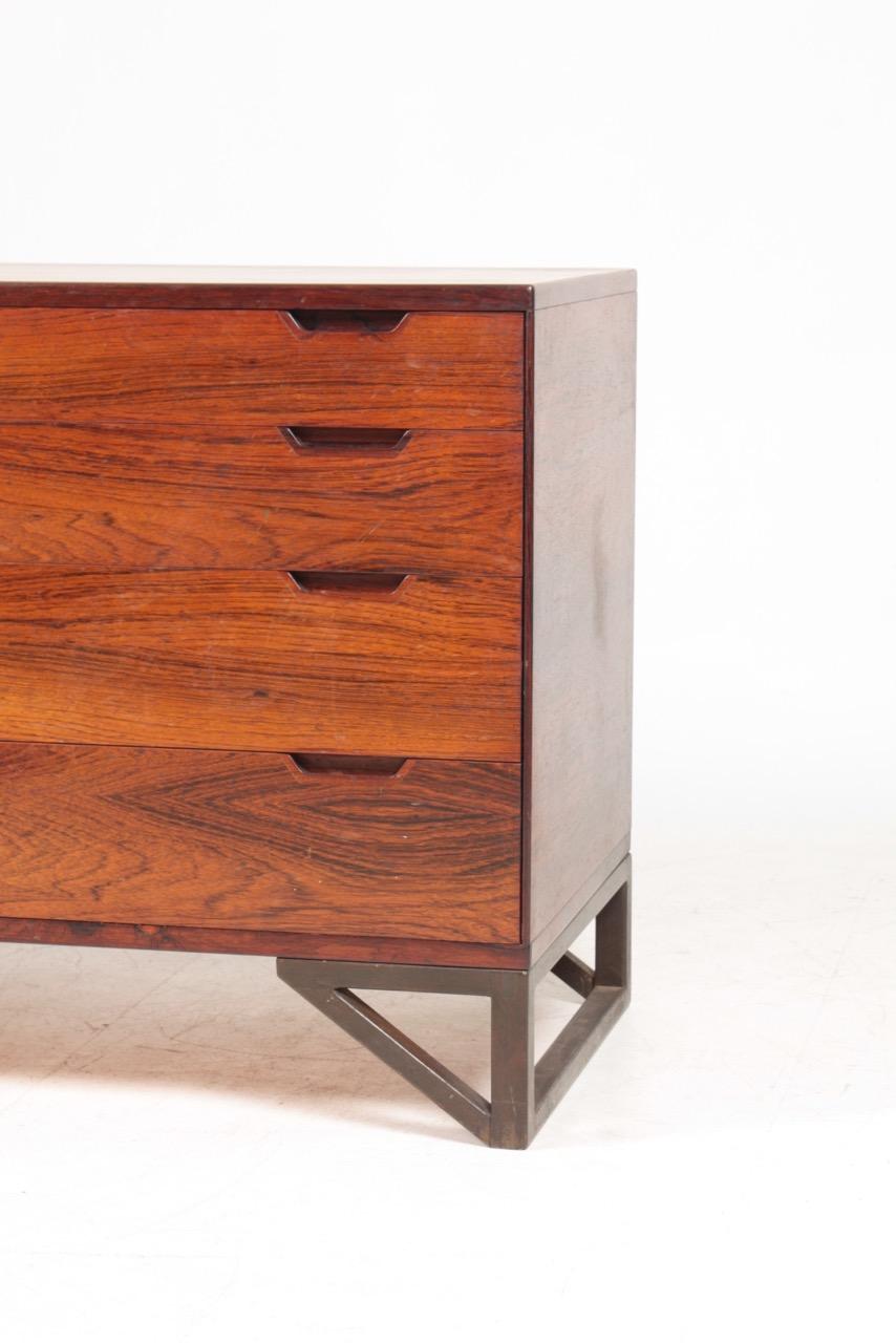 Scandinavian Modern Danish Midcentury Commode in Rosewood by Langkilde, 1960s