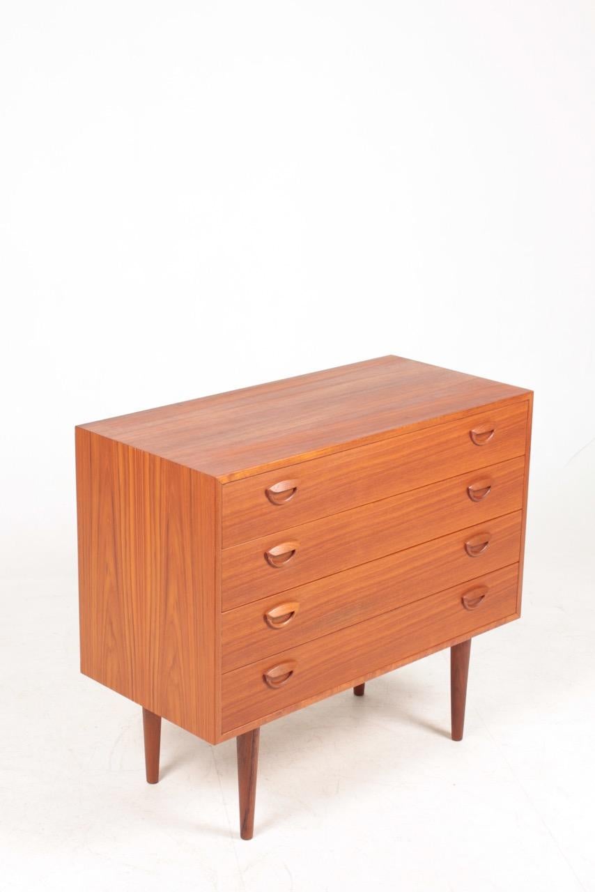 Mid-20th Century Danish Midcentury Commode in Teak by Kai Kristiansen, 1960s