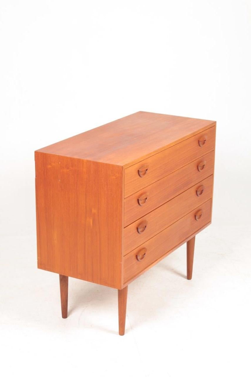 Mid-20th Century Danish Midcentury Commode in Teak by Kai Kristiansen, 1960s