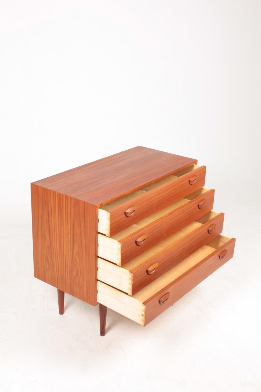 Danish Midcentury Commode in Teak by Kai Kristiansen, 1960s 1