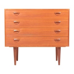 Danish Midcentury Commode in Teak by Kai Kristiansen, 1960s