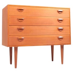 Danish Midcentury Commode in Teak by Kai Kristiansen, 1960s