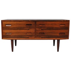 Danish Midcentury Console Chest of Drawers, Poul Hundevad