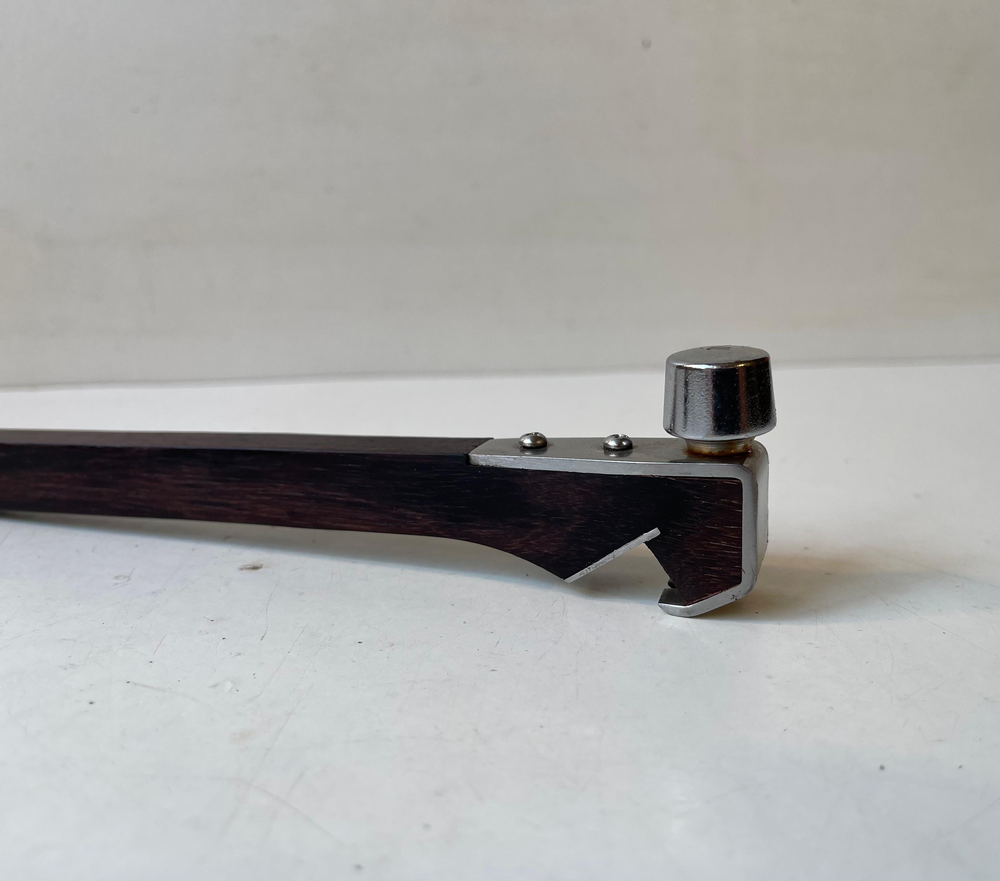 Mid-Century Modern Danish Midcentury Corkscrew, Bottle Opener / Nut Hammer in Rosewood, 1960s For Sale