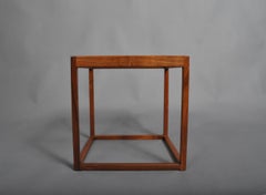 Danish Midcentury Cube Table by Kurt Ostervig